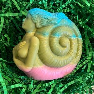 Homemade handmade soap mermaid